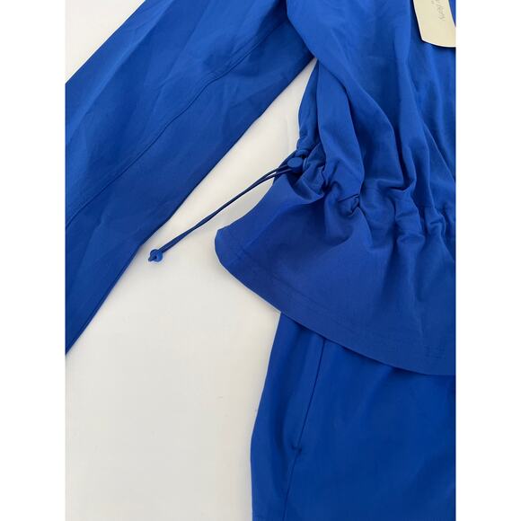 NWT Sweaty Betty Womens Size 6 Blue Fast Lane Zip Up Running Jacket Athleisure - Picture 11 of 16